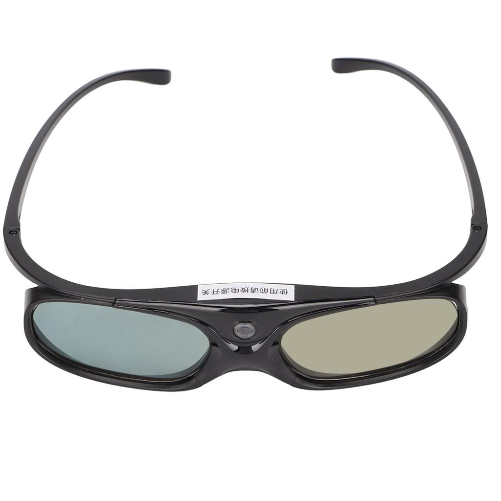 3D Glasses 1080P LCD Eyeglass Wide Angle 178 Degrees  Rechargeable Battery 3D Shutter GlassesBlack