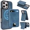 Magnetic Leather Phone Case with Card Holder for iPhone 12 - 17 Series Multi - Functional Stand Shockproof Protective Cover