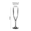 ZISIZ Japanese Style Transparent Plastic Red Wine Glass