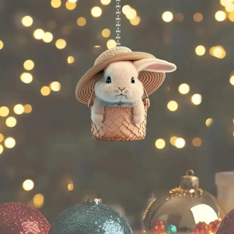 New Christmas Holiday Decorations Hanging Decorations Car Rearview Mirror Pendant Backpack Pendant Home Decorations