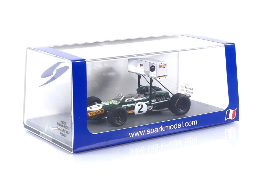 Spark National Model Brabham BT23C 1968 F2 Albi GP Test Rindt 1/43 #2 J.