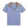 Summer Women Slim Golf Polo Shirts Lady Casual T Shirts Cotton Striped Female Short Sleeve Shirt Office