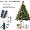 Metal Artificial Christmas Tree Height Extender Adjustable Easy Installation Christmas Tree Height Increaser