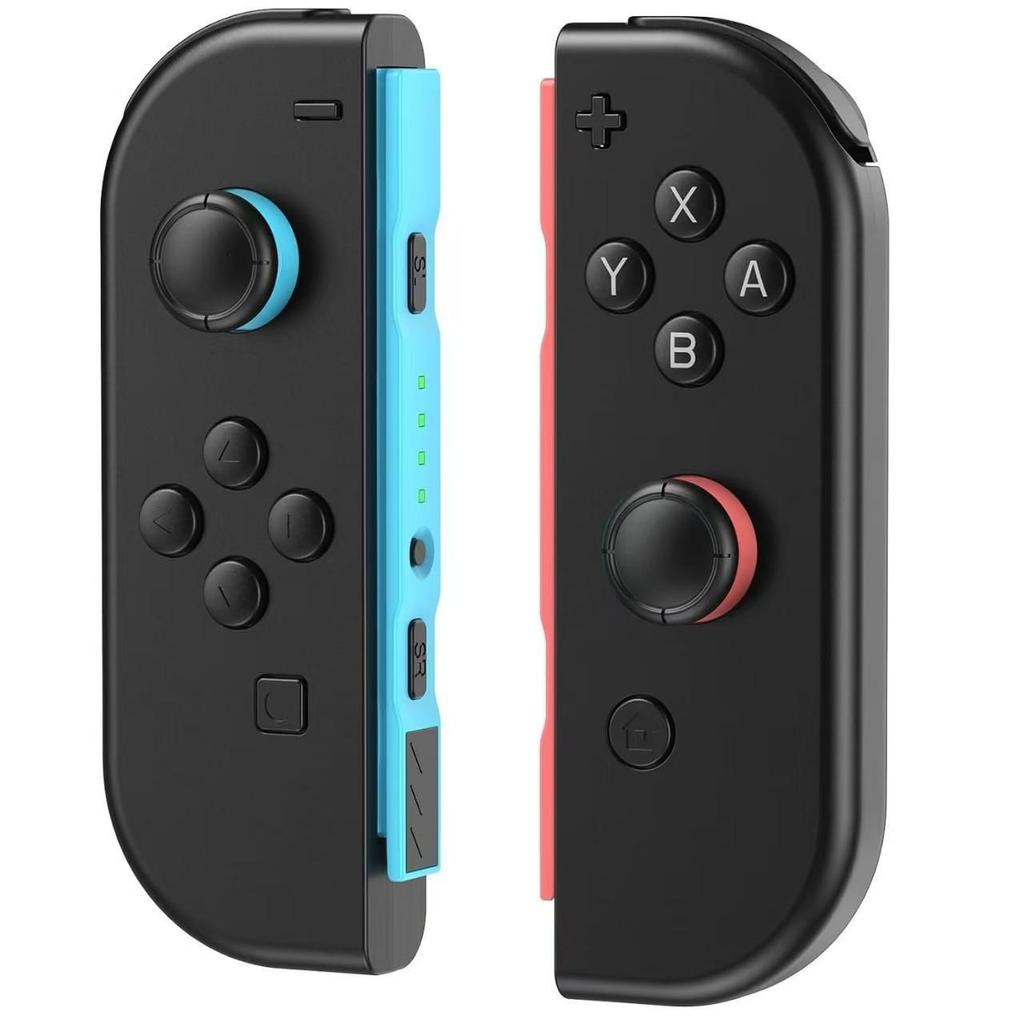 Wireless Bluetooth Joy-Con Controllers with Wake-Up Feature and Wrist Strap, Left and Right Separately for Switch