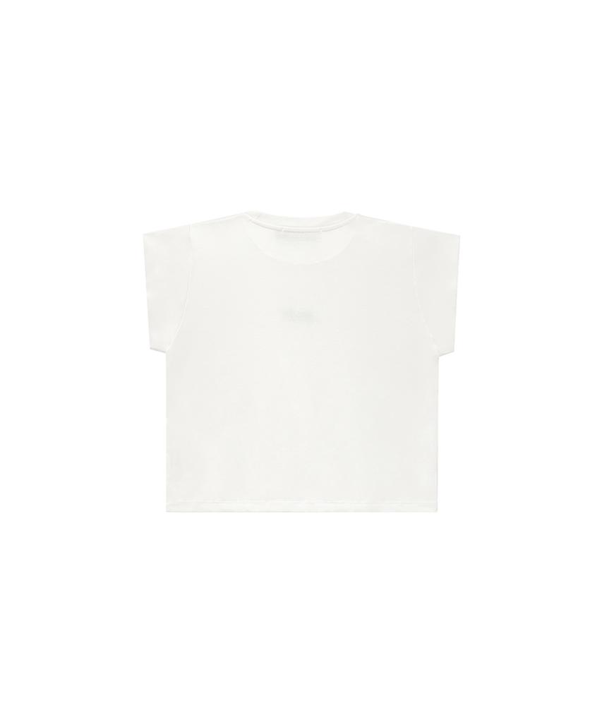 Meuameu Logo Basic Slim T-Shirt