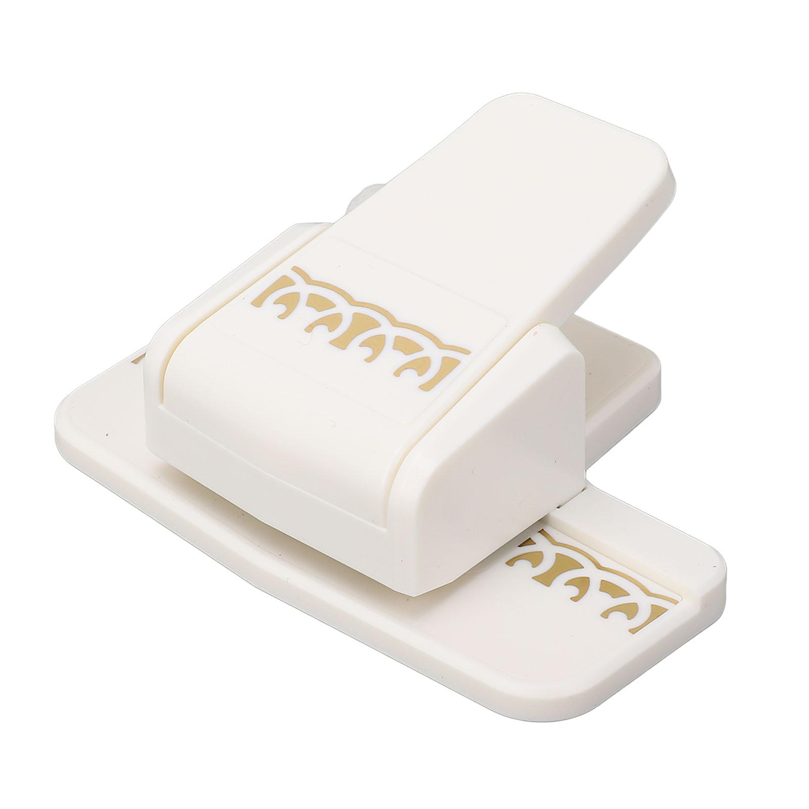 

Бордюрний фігурний дирокол Пластиковий та металевий Портативний Паперовий Квітковий Тиснений Дирокол для Рукоділля Тип