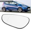 Left Rear View Side Door Mirror Glass Wide Angle Fits for Ford Fiesta Mk7 2008 2017