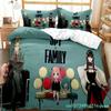 Anime Spy × Family Anya Bedding Set Boys Girls Twin Queen Size Duvet Cover Pillowcase Bed Kids Adult Fashion Home Textileextile