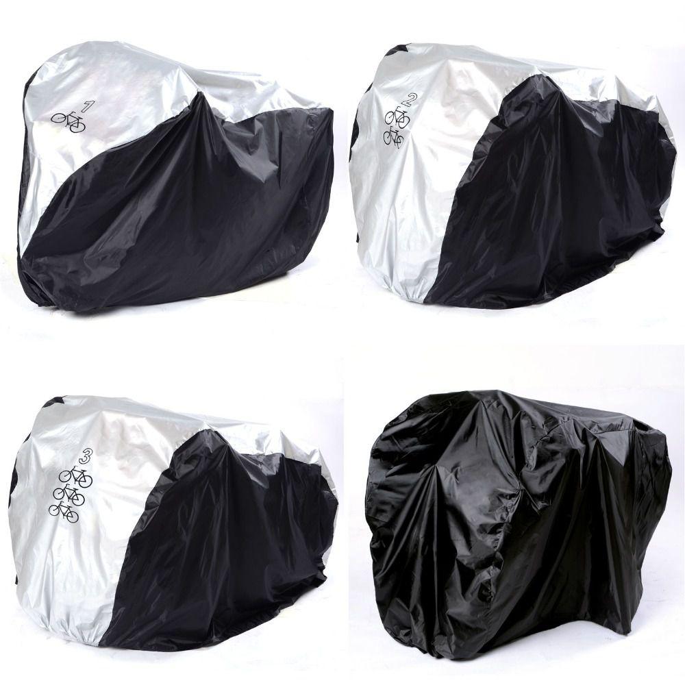 High Density Waterproof Bicycle Cover For Single Double Triple Bikes With Sun Protection