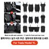 Yz For Tesla Model 3 Y Yl 6-Seater Car Seat Cover Cushion Comfort Anti-Slip Cooling Backrest Cushion Seat Pad Car Accessory