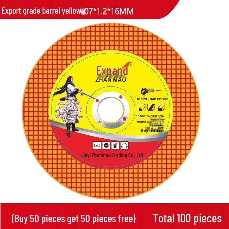 100mm Metal Cutting & Grinding Disc for Angle Grinders - Polishing Alloy Steel Saw Blade