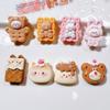 10Pcs New Cute Resin Cartoon Bowtie Cat Flat Back Parts Embellishments For Hair Bows Accessories
