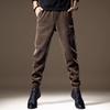 Men's American Style Patchwork Corduroy Jogger Sweatpants