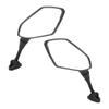 1 Pair Motorcycle Rear Mirror Adjustable Black Handlebar Side Mirror Replacement For HYOSUNG GT125R GT250R GT650R GT650S