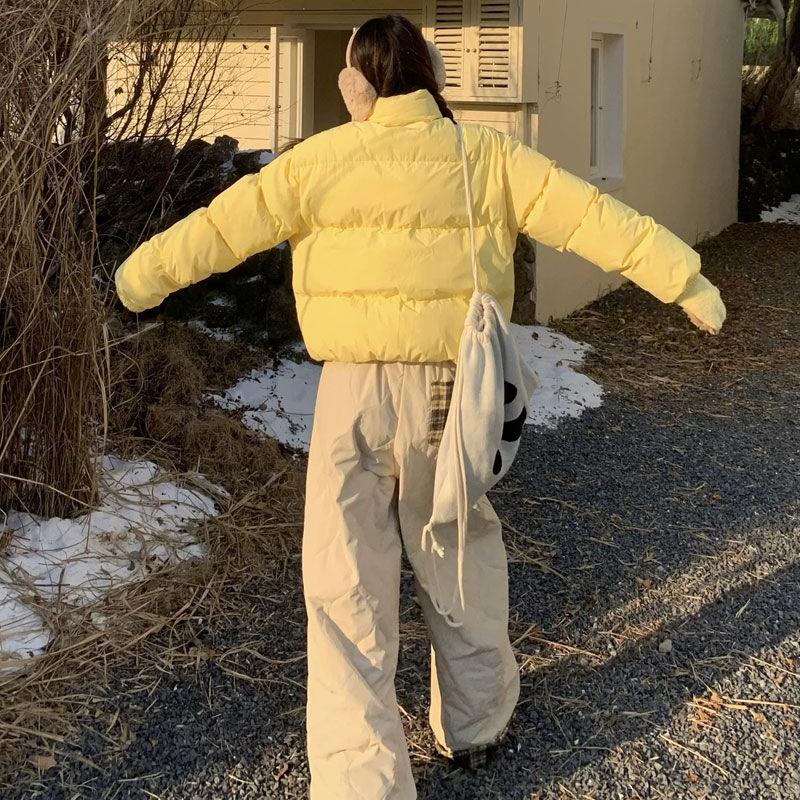 Retro American Winter Plaid-Patchwork Wide-Leg Relaxed Ski Pants - Insulated Casual Cargo Snow Trousers for Cold Weather