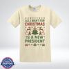Funny Christmas New President Ugly Sweater Style Politics Humor T-Shirt