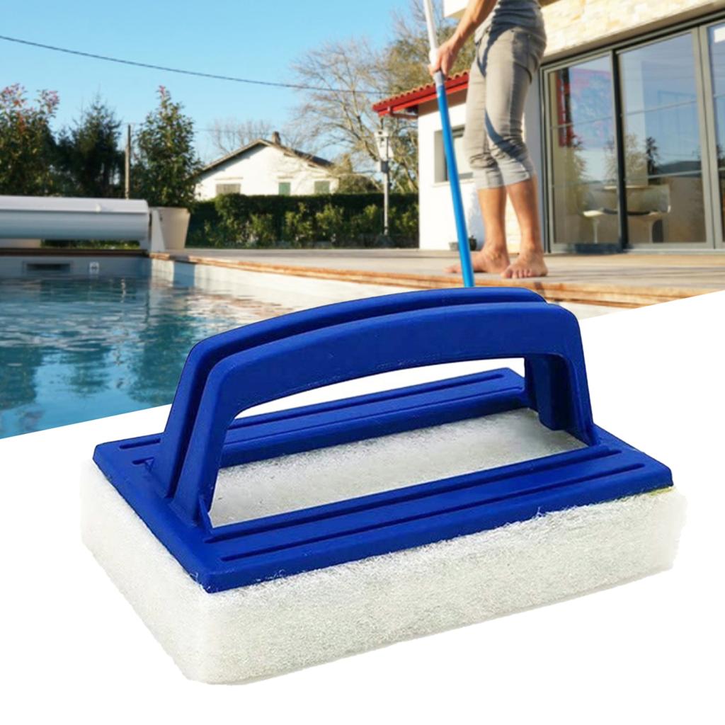 Schwammbürste mit hoher Wasseraufnahme und Anti-Verlust-Griffdesign. Kleine Hand-Pool-Reinigungsbürste