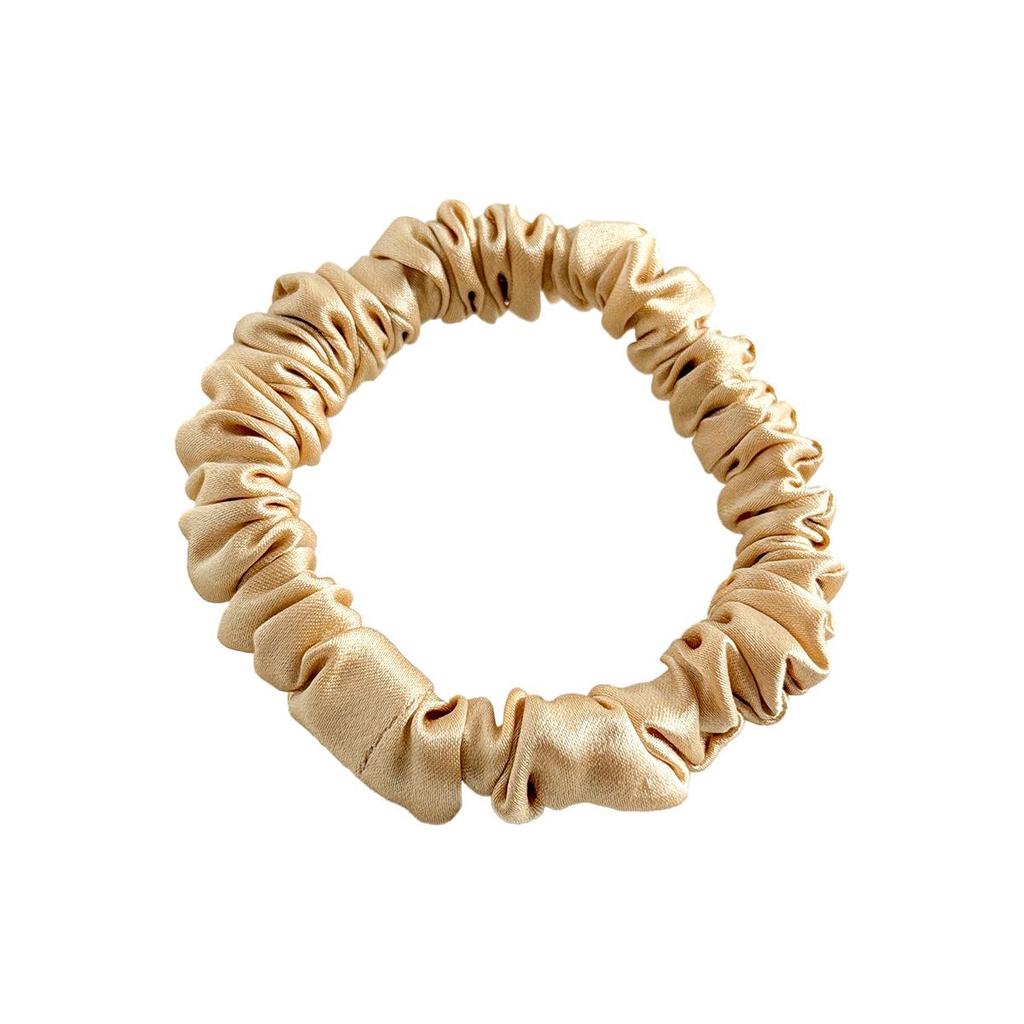 Handmade 19 Momme Mulberry Silk Hair Tie - 1.5cm Intestine Hair Protection Band