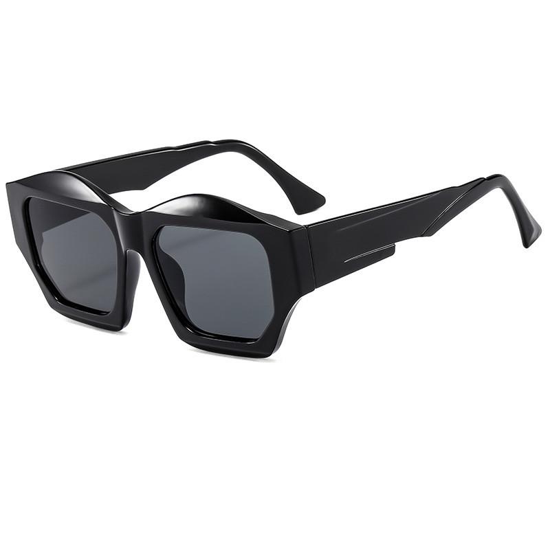 Geometric Hexagon Sunglasses With Uv400 Protection For Summer Travel And Parties