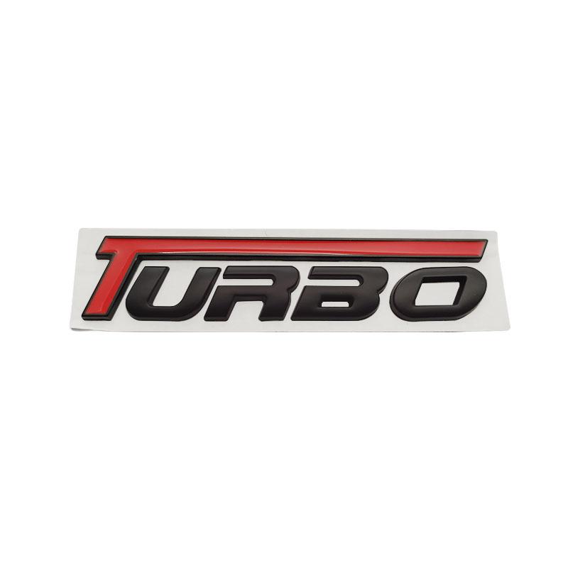 

3D Metal Sticker TURBO Badge Emblem Sticker For BMW Mercedes Volkswagen Chevrolet Peugeot Kia Ford Honda Toyota Car Accessories