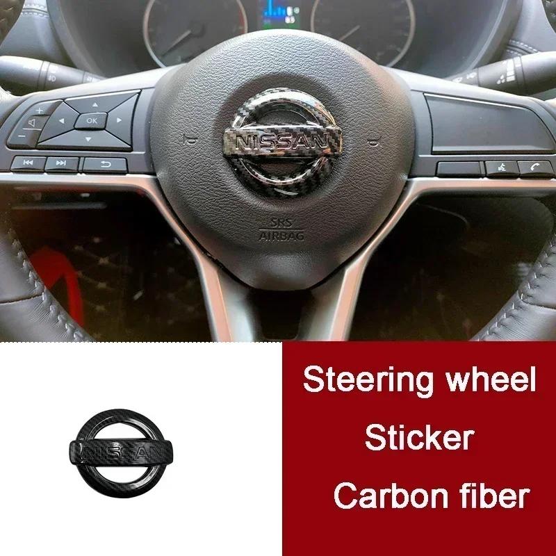3Pcs for Nissan Sylphy 2012-2019 2025 2020 Car Front Grille Rear Trunk Tail Badge Steering Wheel Emblem Sticker Accessories For Sylphy 2020