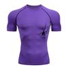 Men's T-shirt Men Running Sport T Shirt Men Compression Fitness Tops Tee Quick DryTight Training Gym Sport Running Shirts
