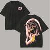 Darling In the Franxx Zero Two Anime Lover Unisex Plus Size Washed Tshirt Suitable for All Seasons Personality Clothes Couples
