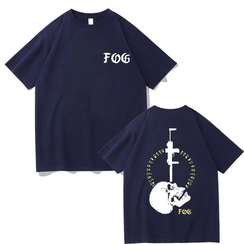 

Винтажная футболка с принтом Fog Forward Observations Group, мужская футболка с графикой скелета, мужская оверсайз футболка, мужская готическая рок-одежда S разноцветный