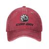 BRP Can Am Spyder Baseball Caps for Men Distressed Washed Snapback Hat Motorcycle Outdoor Activities Adjustable Hat