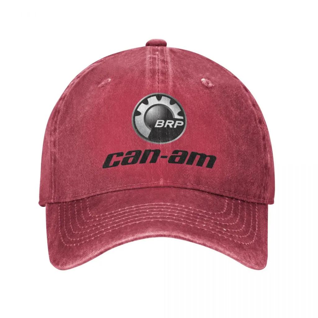 BRP Can Am Spyder Baseball Caps for Men Distressed Washed Snapback Hat Motorcycle Outdoor Activities Adjustable Hat