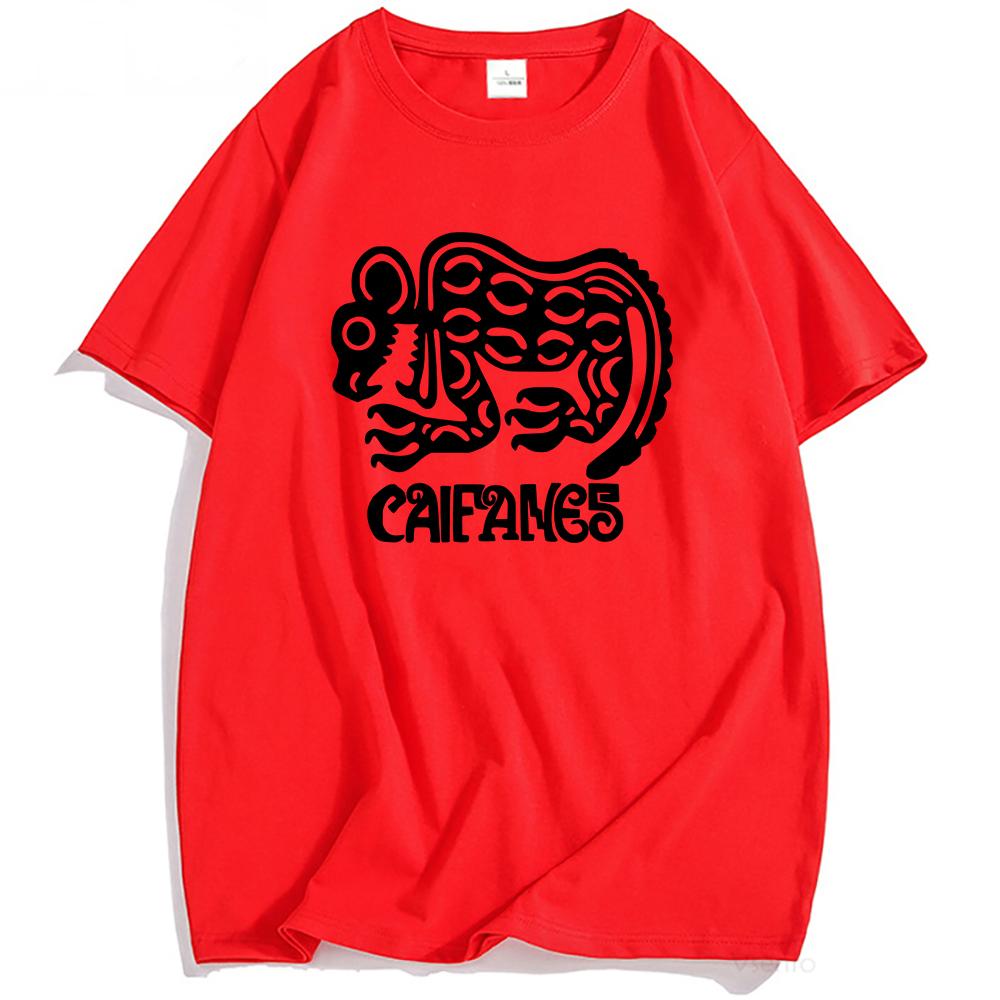 Rock Band CAIFANES T-shirt Cotton Short Sleeve Casual Tshirts Grunge Unisex Streetwear Hip Hop Fashion Men Women T Shirt Print