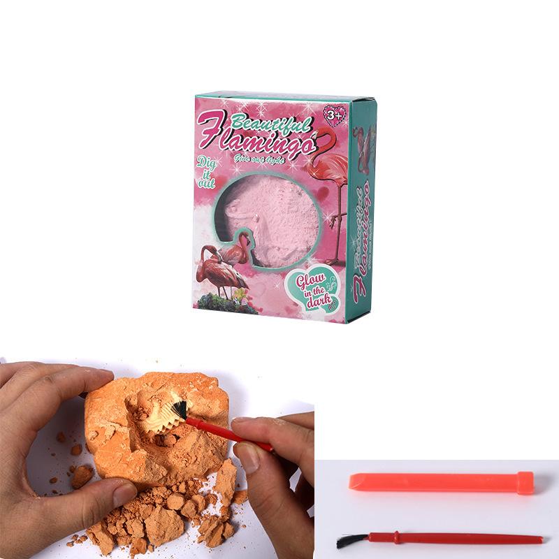 

1 Set Archaeological Dig Diy Assembly Model Educational Dinosaur Fossil Excavation Toys For Children Boys Girls Birthday Gifts A4