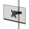 ACCURTEK Pole-Mounted Monitor Arm, Fits 17-32 Inch Monitors, 8kg Weight Capacity, Adjustable Angle, VESA 75/100, Single Monitor