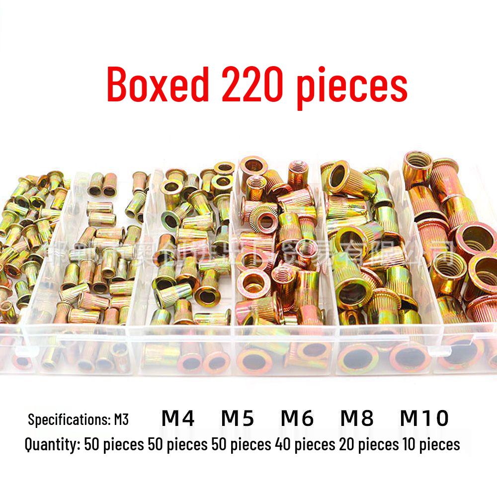 Alloy Steel Double Handle Manual Rivet Nut Gun 606 Riveting Tool for Household Use