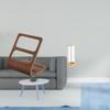 TV Remote Organizer Desktop Storage Box Straw Dispenser Holder Standing Two Compartments Desk