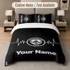 Manchester City Design Bedding Set Custom Text 1 Duvet Cover & 2 Pillow Cases