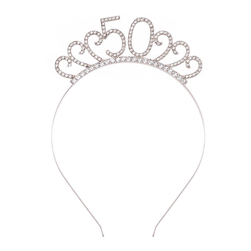 New Birthday Crown Headband - European & American Style for 1st Birthday Party