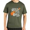 Workout Boys Crew Neck T Shirt Plus Size You Hear The Music But You Feel The Bass Stylish Teenagerss Male T Shirt New Tops