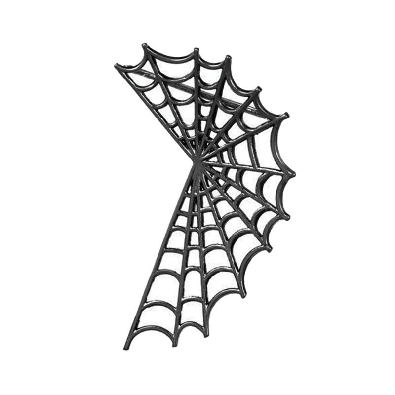 

Gothic Spiders Ear Clip For Women No Piercing Required Single Piece Copper Clip On Earrings For Unique Style And Fashion Accessories чорний