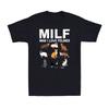 Katten MILF Man Ik Hou Van Katachtigen Grappige Kat Kittens Liefhebbers Cadeau Heren Nieuwigheid T-shirt