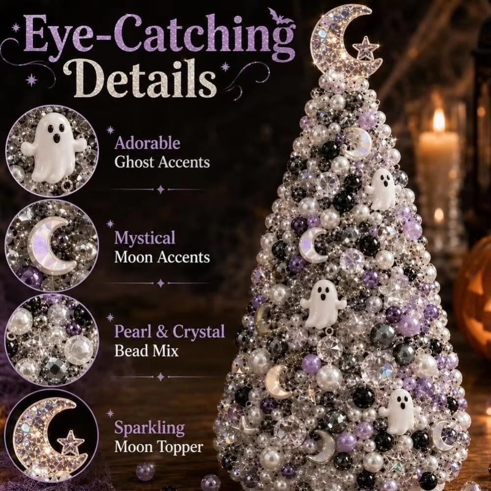Handmade Halloween Craft Kit Decorative Beads DlY Beaded Tree New Tree Decoration Kit