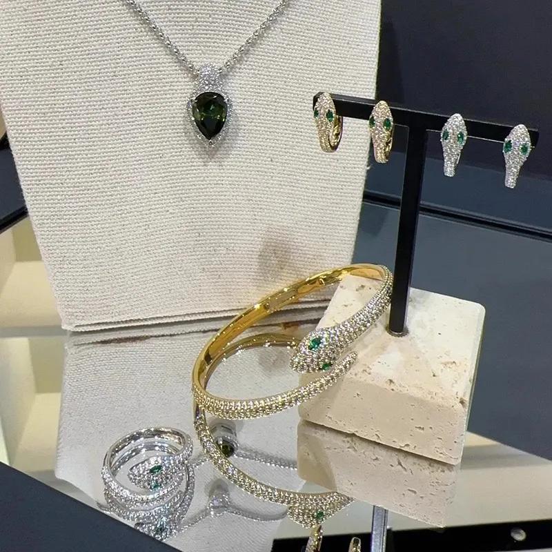 Ζιρκον Opening Πολυτελές Υψηλής Ποιότητας Βραχιόλι Φίδι Βραχιόλι Πνεύμα Φιδιού