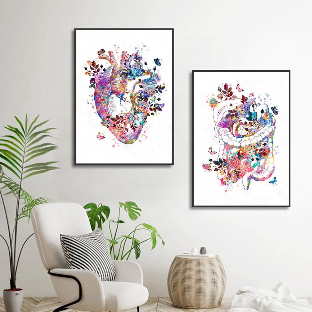 Dentistry Wall Art Canvas Graffiti Paintings Modern Decorative Prints for Wall Posters and Prints for Living Room Home Decor No Frame