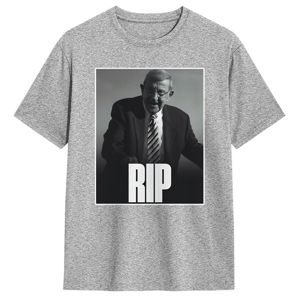 RIP Lou Holtz T Shirt Summer Cotton TShirts For Unisexs Trendy Cool Pattern Tshirt Short Sleeve Aesthetic Top Tees