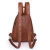 Women's Soft Leather Small Backpack, 2026 Spring/Summer Korean Style, Versatile Fashion Woven Design, Double Shoulder Chest Bag.