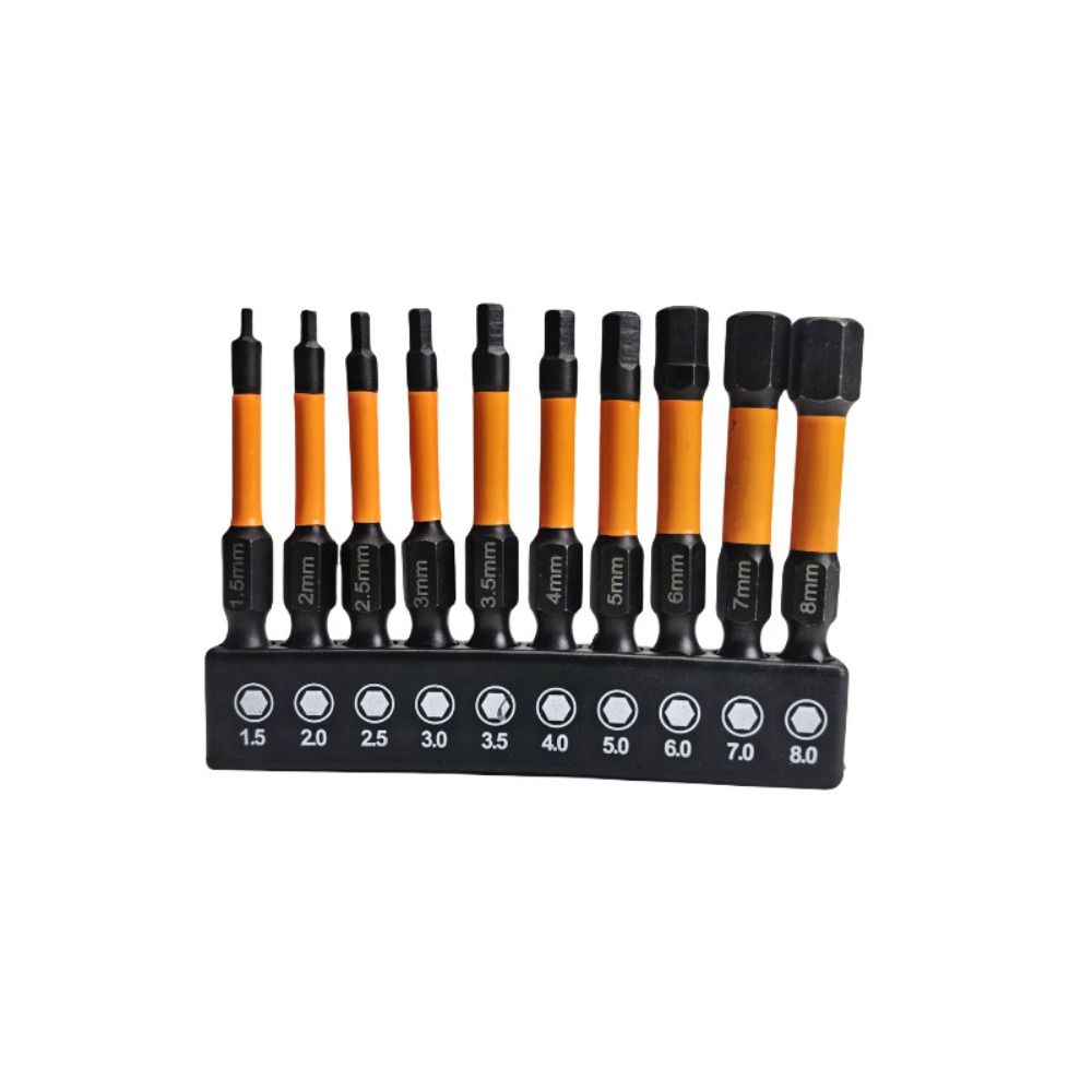 1/4inch Impact Hex Head Sae and Metric Hex Shanks Allen Wrench Drill Bit Impact Driver Length 50mm