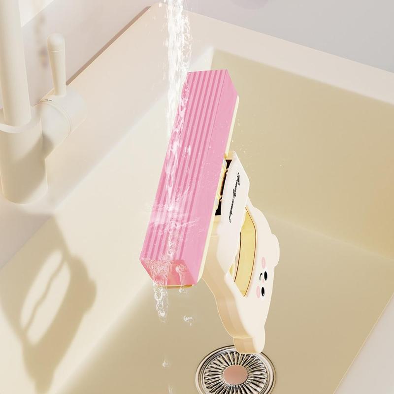 Cartoon Mini Mop Table Top Instead Of Cloth Water Absorption Can Be Suspended Hand Washing Lazy Rag Portable Cleaning Tablecloth