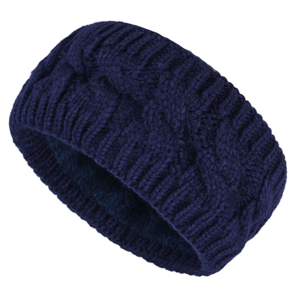 Thickned Ear Protection Headband Wide Hairband Fashion Knitted Headband Winter