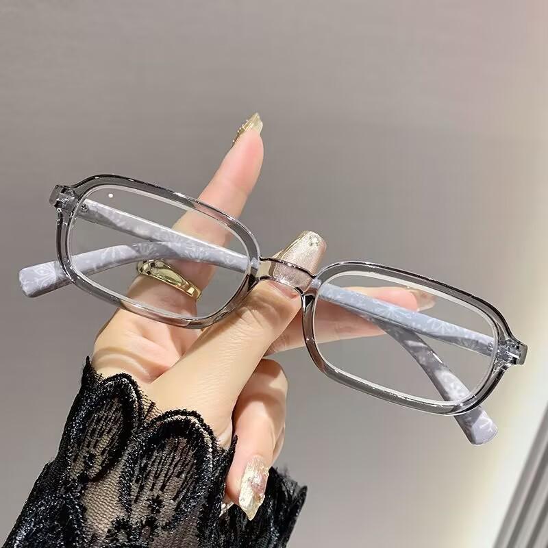 Womens Printed Light Luxury Presbyopia Glasses Fashionable HD Ultra Light Anti Blue Light Eyewear 0 To +4 0
