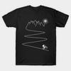 Men Black Print T-shirt Mountain Bike Cycling Gift Cyclist Mountain Biker Mountains No-Cut Transfer Paper Print Cotton Tshirt